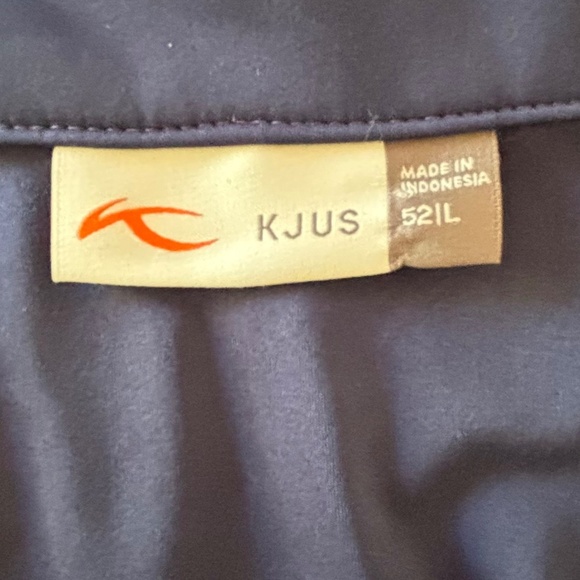 KJUS men's Retention golf jacket MG15-908 Navy and Orange colour size L - Picture 12 of 16